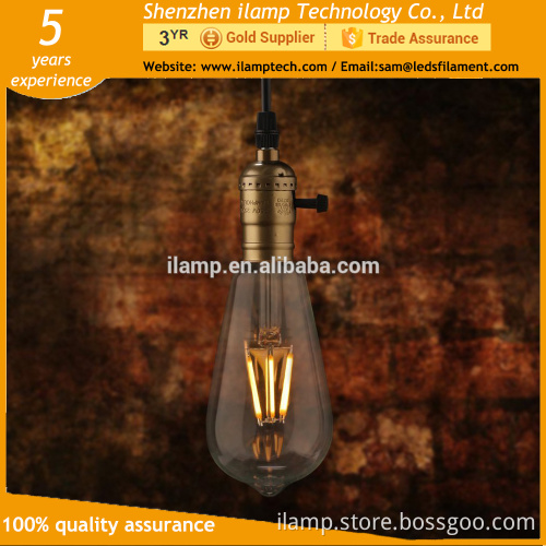 led filament bulb A19 A60 230V Dimmable 4W/6W/8W ampoule led light bulb vintage